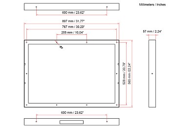 Wbudowany telewizor AVS320SM (Charny) 
