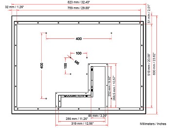 Wbudowany telewizor AVS320SM (Charny) 